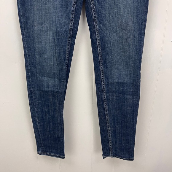Vigoss Womens Jeans 28 Blue Denim The Chelsea Skinny Low Rise Dark Wash Pockets - Picture 8 of 13